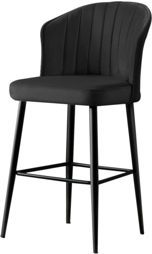 Set karrigesh për bar (2 copë), Hanah Home, Rubi, e zezë