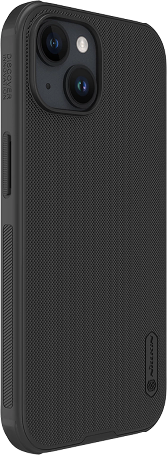 Mbështjellës Nillkin Super Frosted Shield Pro për iPhone 15, i zi