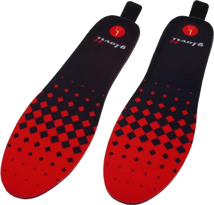 Shtroje këpucësh me ngrohje Glovii GW2M 35-40 (M), zi/kuqe, set me telekomandë + karikues + çantë