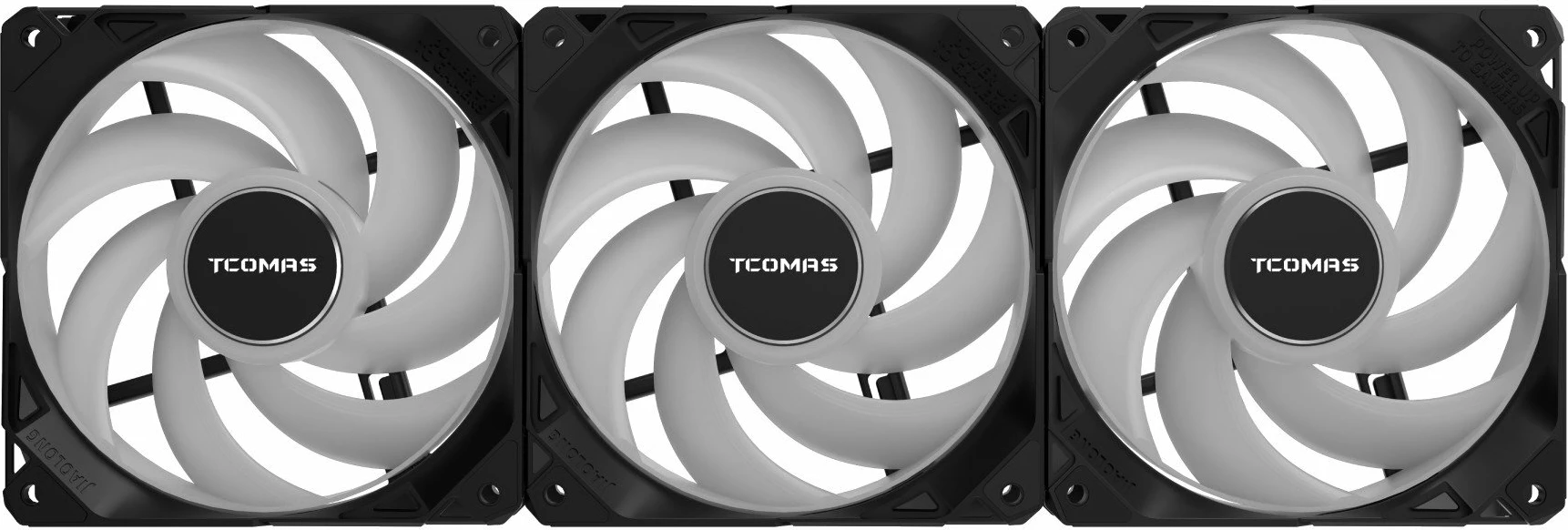 Ventilator PC Tcomas FA200 120 mm PWM ARGB, i zi, 3-pack