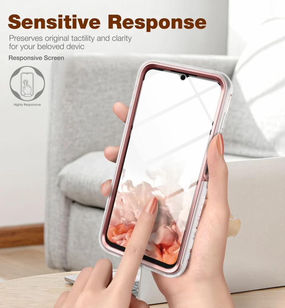 Mbështjellës Tech-Protect Velar për Samsung Galaxy A14/A14 5G, Rozë