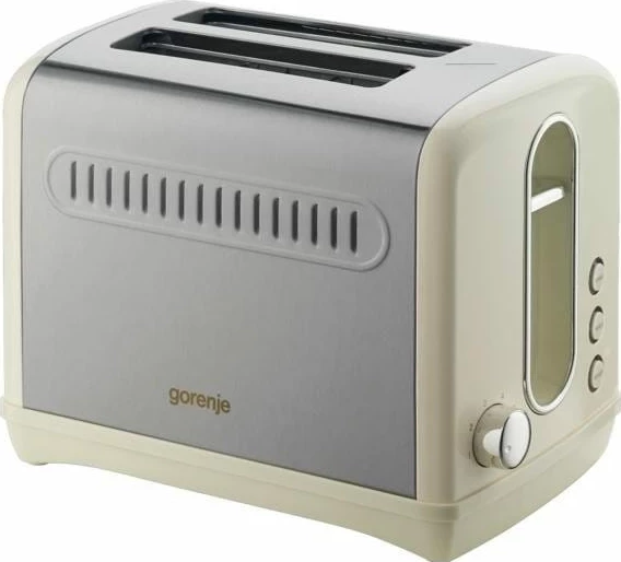 Toster Gorenje T1100CL, 2 vende, 1150W, krem