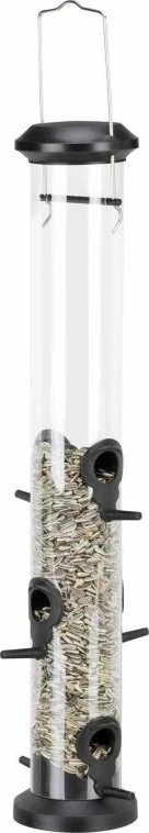 Ushqyese për zogj Trixie 1000 ml 13×48×13 cm plastik, e zezë