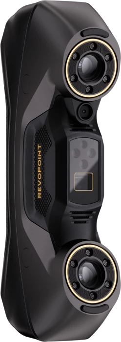 Skaner 3D Revopoint MetroY Pro, saktësi volumetrike 0.02 mm + 0.03 mm × L, deri 7M pps, Wi‑Fi 6 dhe USB‑C, set aksesorësh