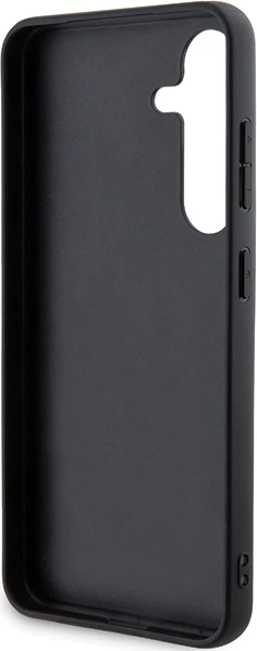 Mbështjellës Guess Grip Stand 4G Triangle Strass për Samsung Galaxy S24, kafe/artë