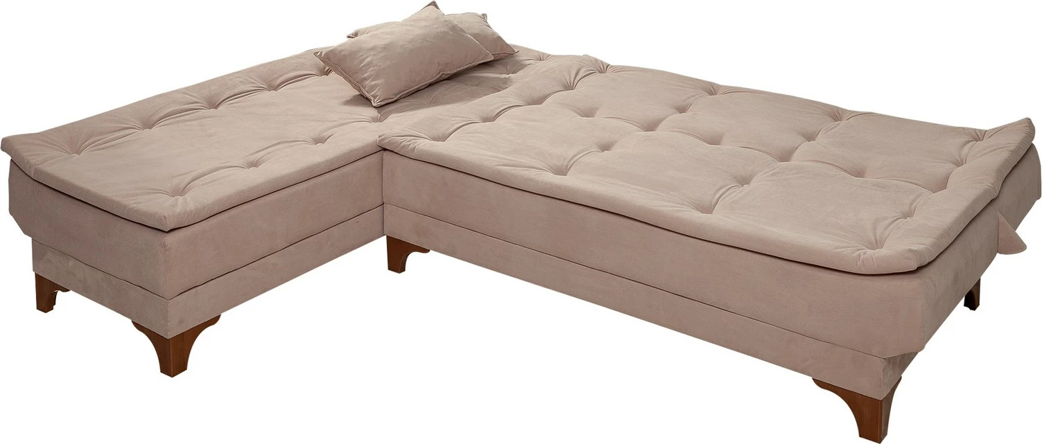 Kënd-sofë shtrat Atelier del Sofa, kënd majtas, ngjyrë Rock