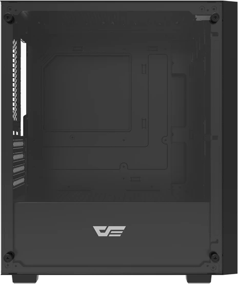 Kasë Darkflash M305 Mesh mini tower M-ATX/ITX, pa ventilatorë, deri 7x120mm, 2x SSD + 2x HDD, USB 3.0, e zezë