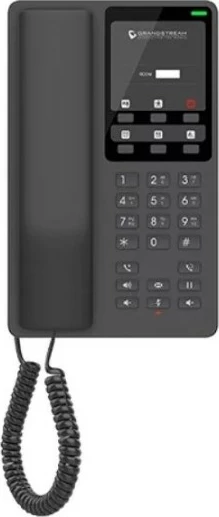 Telefon IP Grandstream GHP621W, 2 linja, LCD, Gigabit Ethernet, e zezë