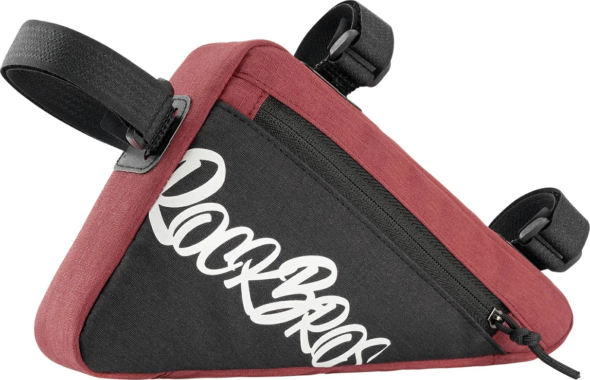 Çantë trekëndore kornize biçiklete Rockbros G001 Flash Journey 0.8 L, e kuqe, paketim qese foli