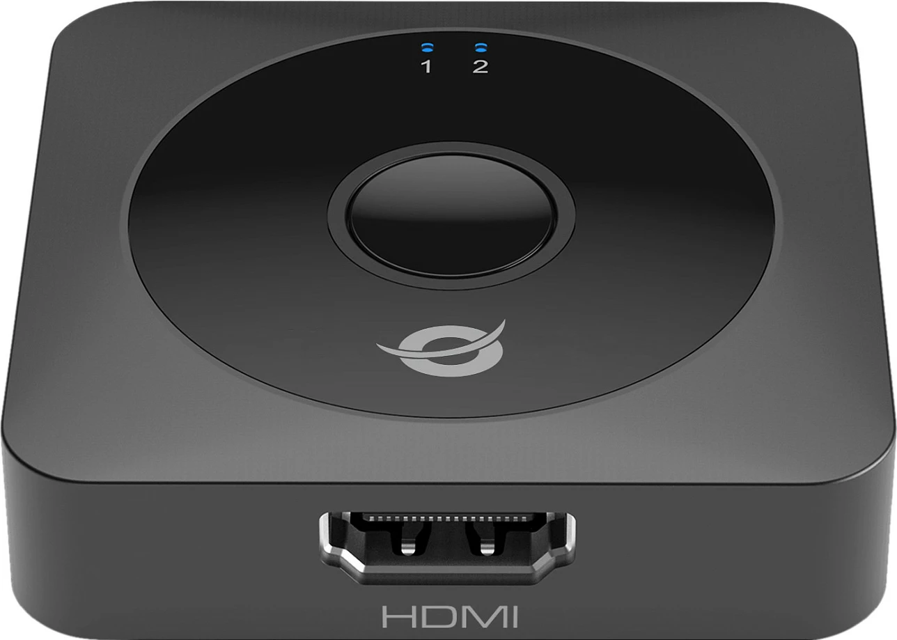 Switch HDMI Conceptronic SELENE01B, 2-Port Bi-Directional, HDMI 2.0, 4K@60Hz, i zi
