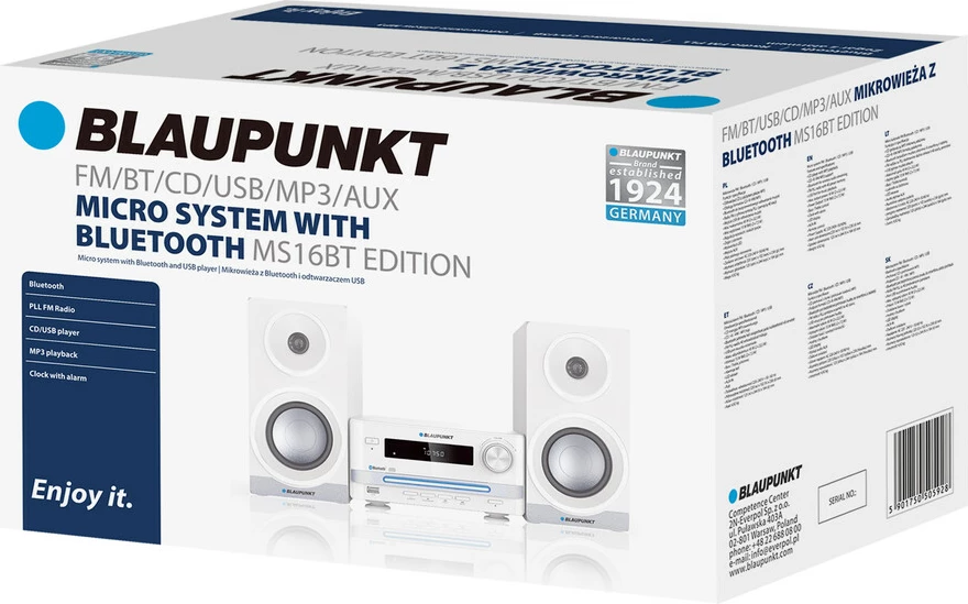Radio me CD, USB dhe Bluetooth BLAUPUNKT MS16BT EDITION