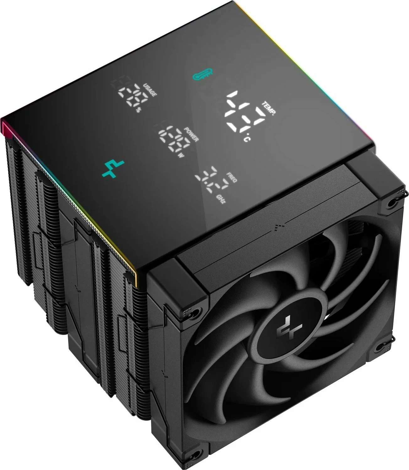 Ftohës CPU Deepcool AK620 Digital Pro R-AK620-BKAPMN-G, 2x120 mm, ARGB, i zi