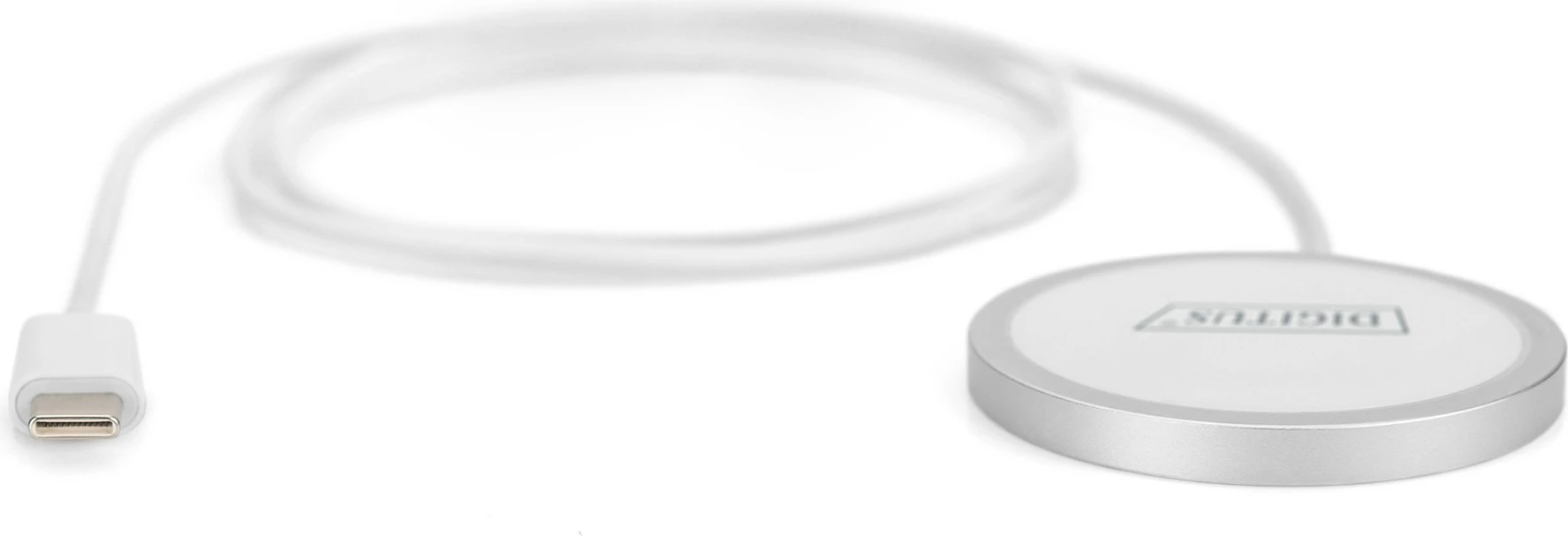 Karikues wireless Digitus, MagSafe, 15W, i bardhë