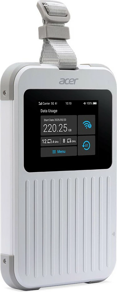 Ruter portabël Acer Connect M6E 5G, Wi-Fi 6E, 8000mAh, i bardhë