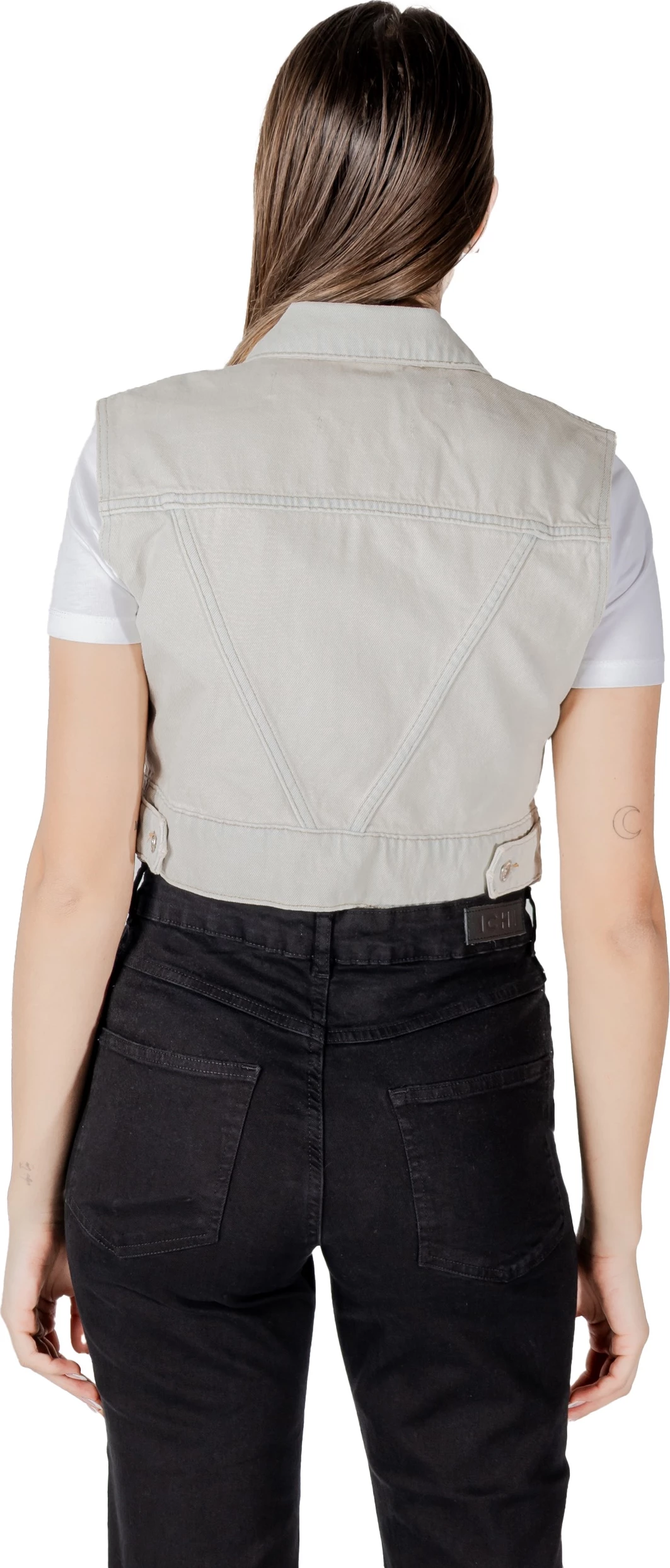 Jelek për femra Only Onlbeverly 15341352, denim i çelët [Madhësia: S]