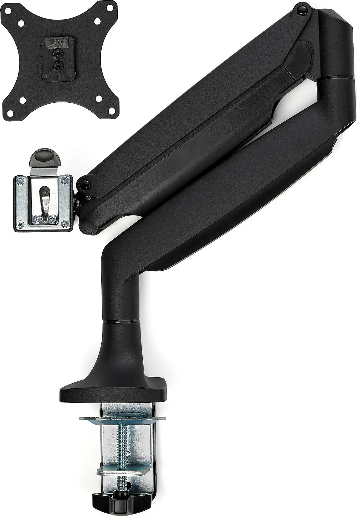 Krah monitori StarTech ARMPIVOTHDB, VESA 75x75/100x100, 13-32", 9 kg, C-Clamp/Grommet, i zi