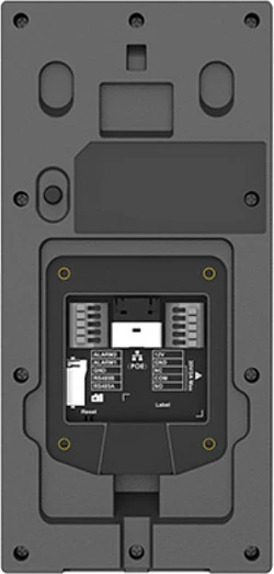 Stacion dere video IP Grandstream GDS3727, 4MP, PoE, Wi‑Fi, RFID, e zezë
