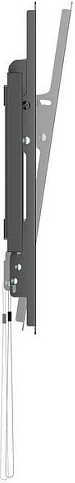 Mbajtëse muri TV EQUIP, 43-95", VESA 800x400, Tilt, Slim, 75 kg, e zezë