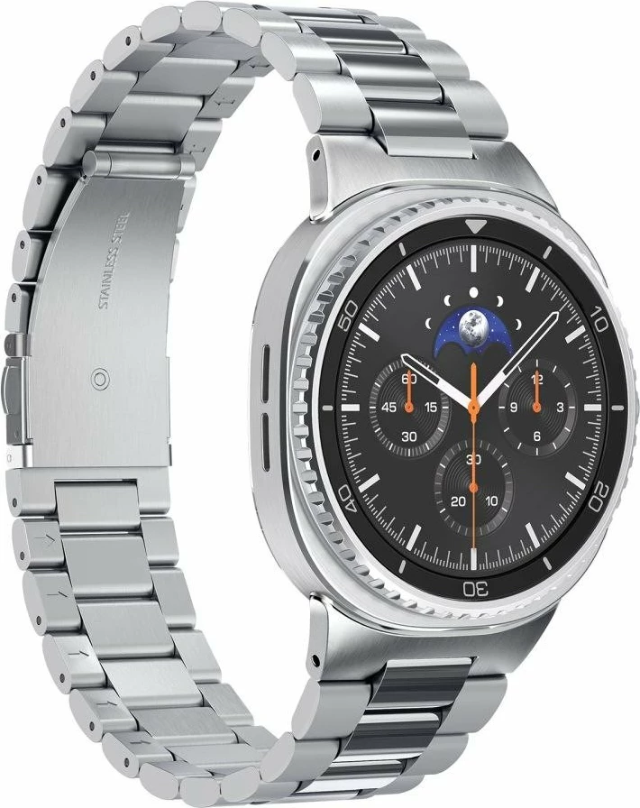 Byzylyk Spigen Modern Fit Band çelik inox 316L për Samsung Galaxy Watch 8/Classic 40/44/46mm, argjendtë