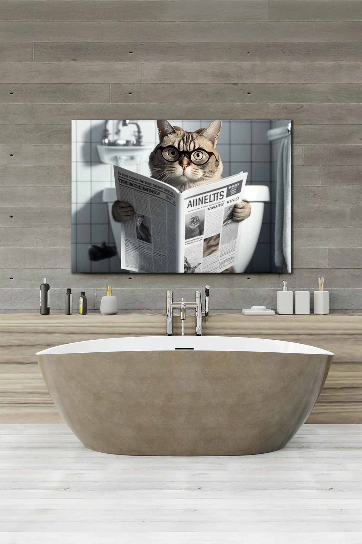 Pikturë dekorative në kanavacë, shumëngjyrëshe, Wallity, Ersyaıhyvn25, 70x100cm