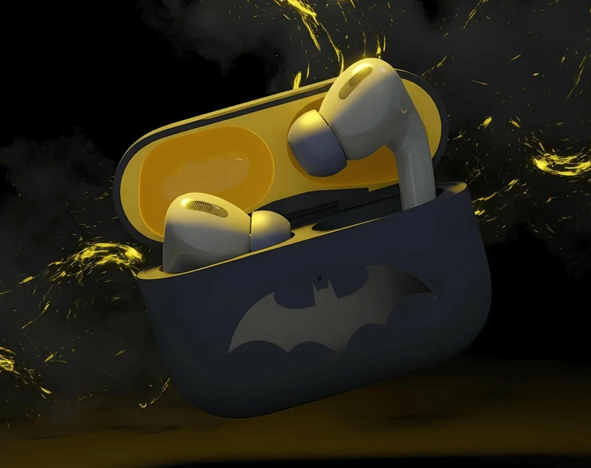 Kufje Moye Batman True Wireless, Bluetooth 5.4, USB-C, blu e errët, me kuti karikimi