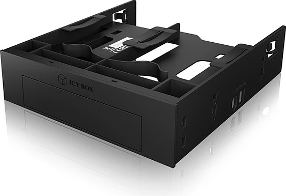 Kornizë montimi ICY BOX, adaptor për 2x 2.5" + 1x disk, e zezë