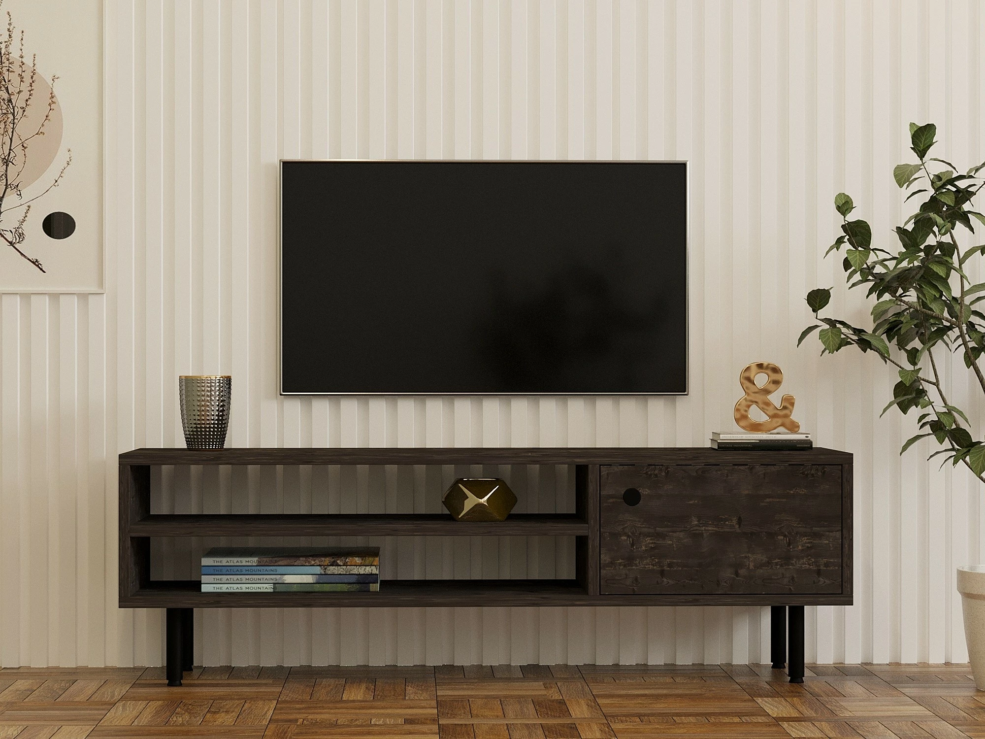 Komodë TV Hanah Home, Avila, antracit