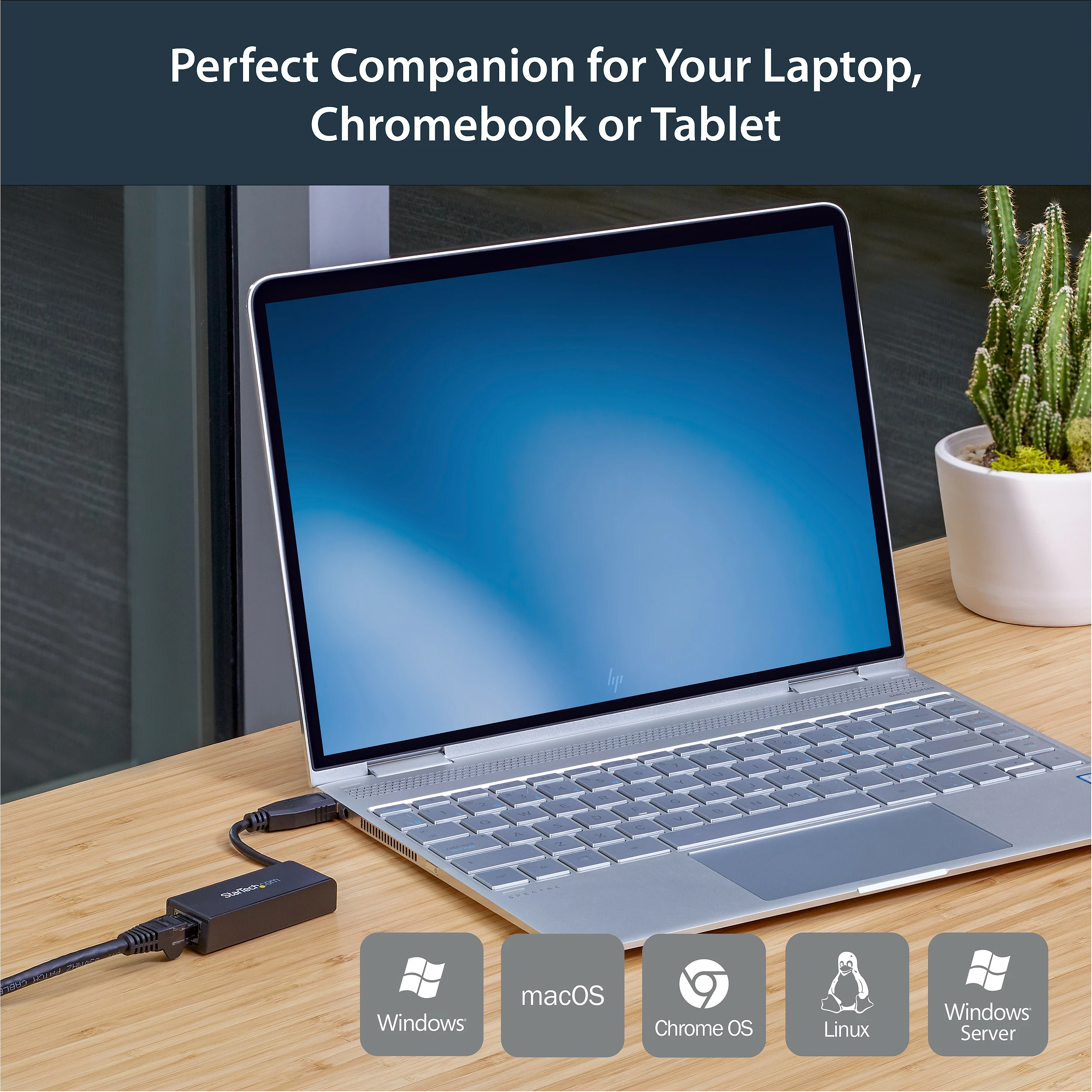 Adapter rrjeti StarTech USB31000S, USB 3.0 në Gigabit Ethernet (RJ45), 10/100/1000 Mbps, i zi