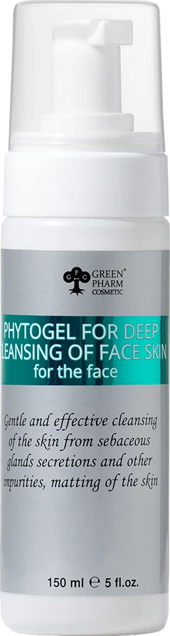 Xhel pastrues për fytyrë Green Pharm Cosmetic Deep Cleansing për femra 150ml