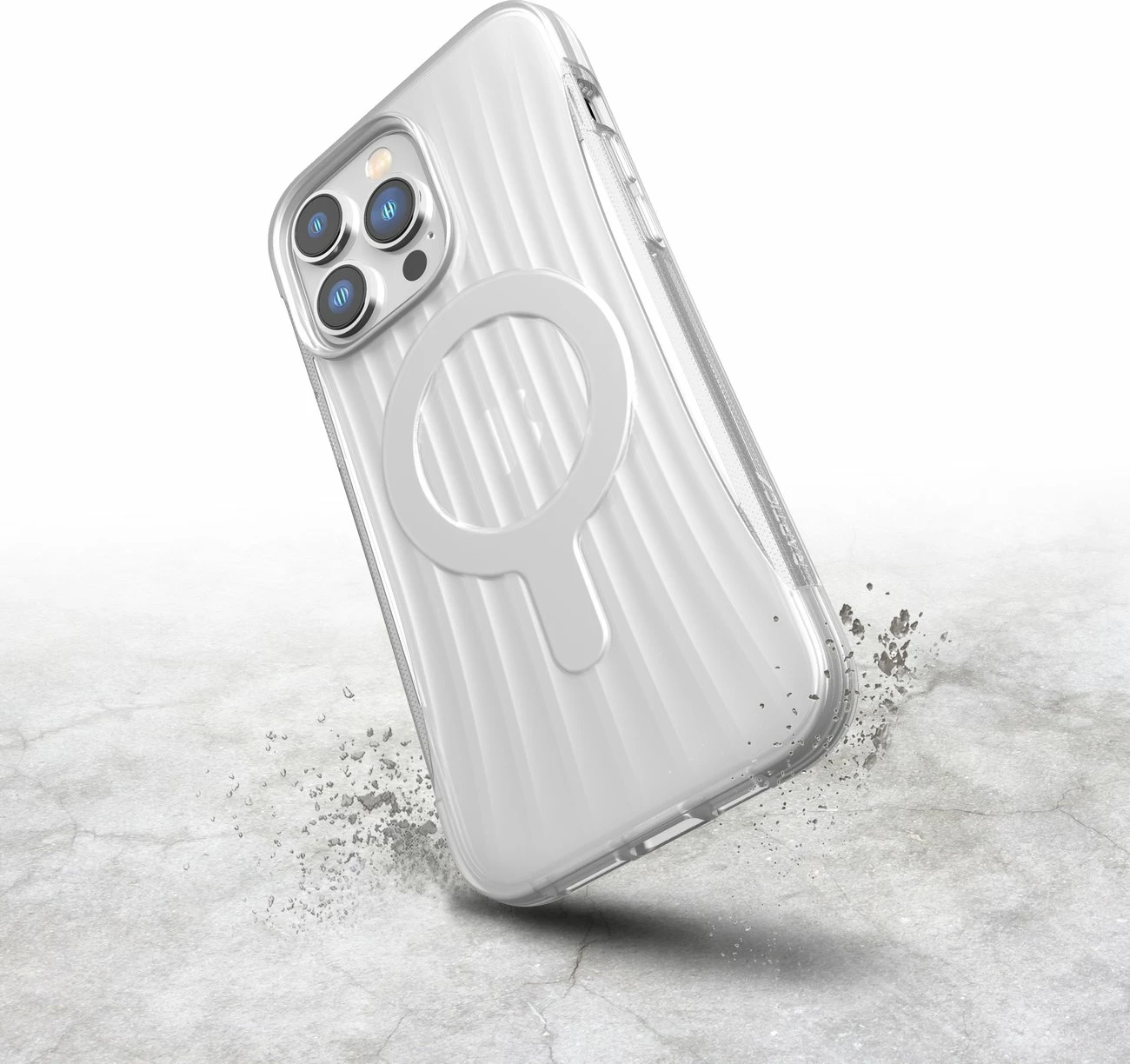 Mbështjellës Raptic X-Doria Clutch Case për iPhone 14 Pro Max me MagSafe, transparent