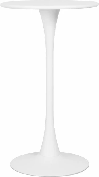 Tavolinë bar Lido, e bardhë, 59.5x59.5x100.5cm