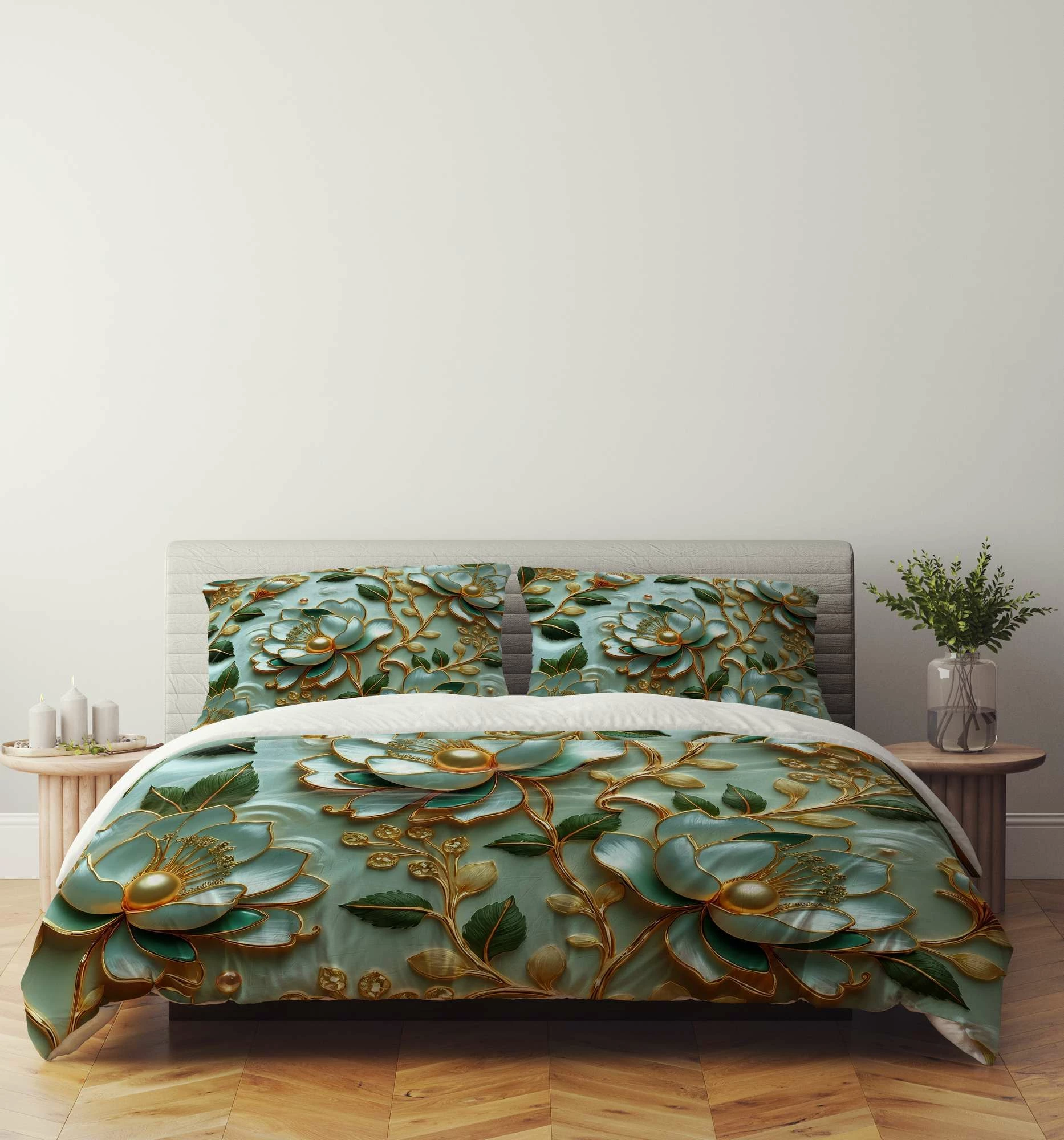 Set mbulesë për jorgan dopio, L'essentiel, FLW_DVT25-34