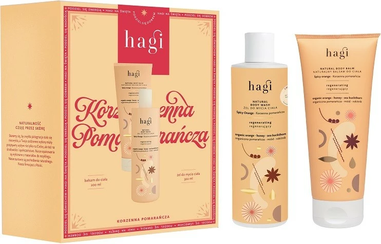 Set për trup Hagi Spiced Orange për femra, 200ml + 300ml