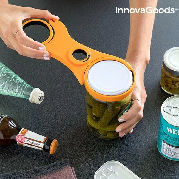 Hapëse multifunksionale InnovaGoods Kitchen Foodies 5-në-1, portokalli