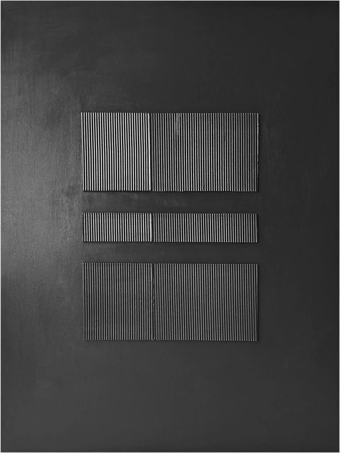 Pikturë dekorative BLACKSTORM, kanavacë e zezë, 75x100x3cm
