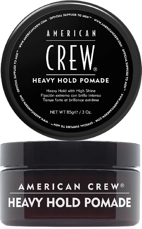 Pomadë për stilim flokësh American Crew Heavy Hold Pomade për burra 85g
