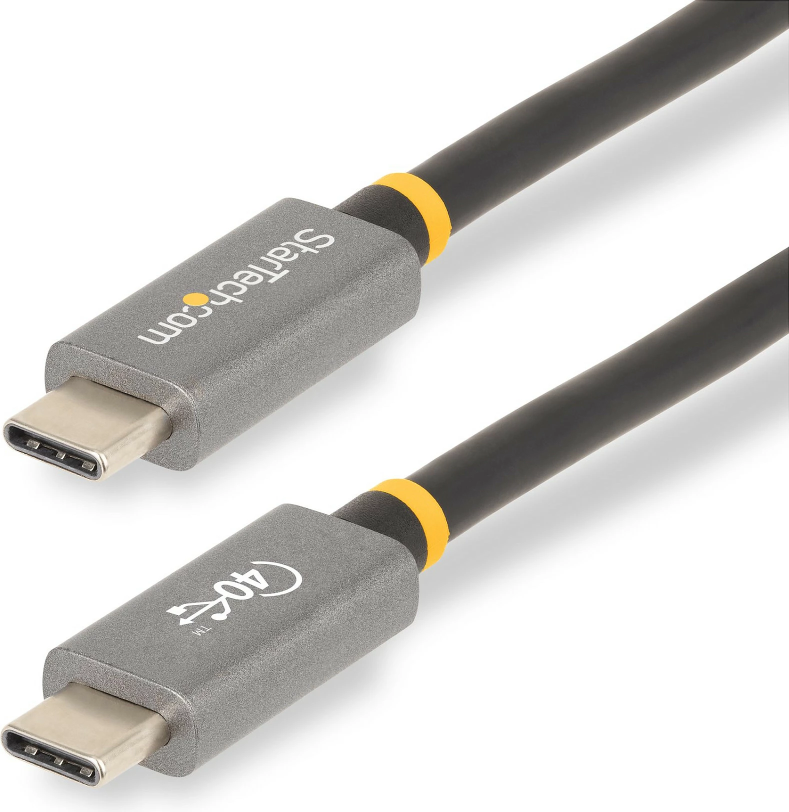 Kabllo USB4 StarTech 1m USB-C në USB-C, 40Gbps, 100W PD, 8K 60Hz, e zezë