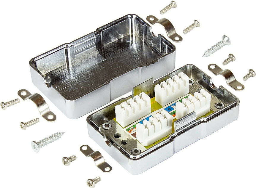 Kuti lidhëse rrjeti GoodConnections GC-N0151, Cat6, AWG 22-26, argjend