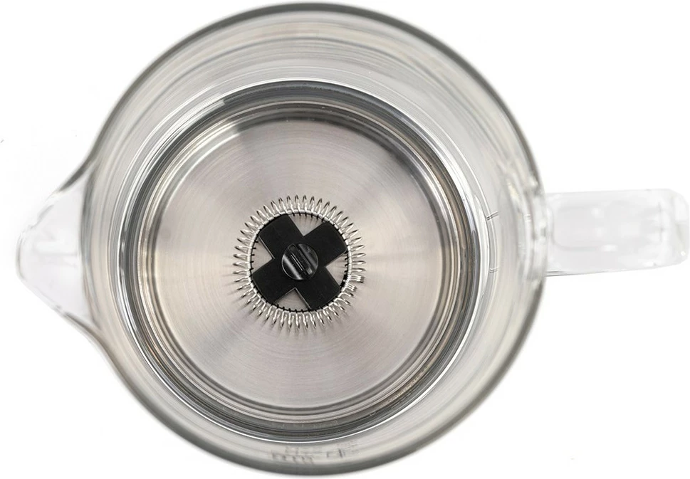 Aparat për shkumë qumështi ROMMELSBACHER MS 625, automatik, 600W, gotë qelqi, zi/inoks