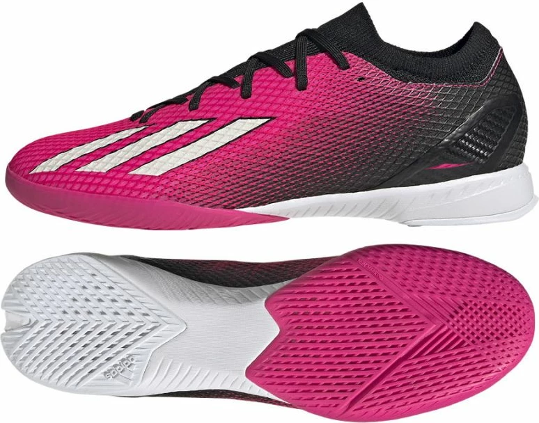 Këpucë futbolli për meshkuj adidas, të zeza dhe rozë