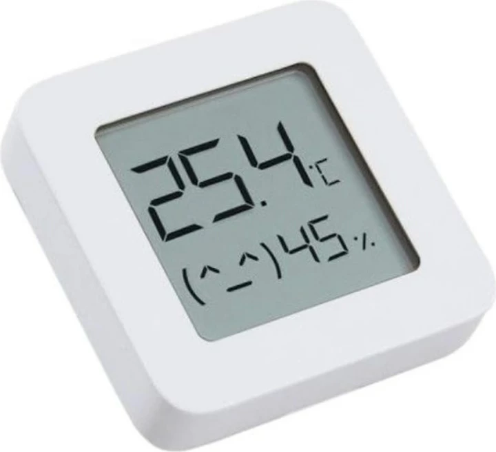 Monitor smart temperature dhe lagështie Xiaomi 3 BHR9041GL, LCD, Bluetooth 5.0, bateri CR2450, i bardhë