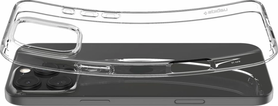 Mbështjellës, Spigen Liquid Crystal për iPhone 16 Pro, TPU i hollë, transparent, set 1 copë