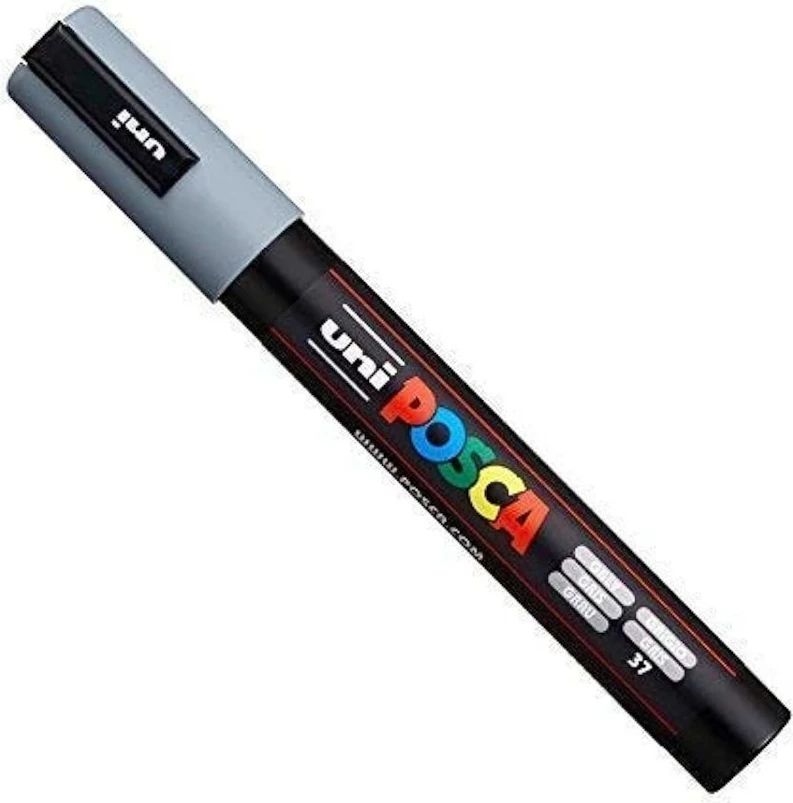 Uni-Marker Pc-5M Posca Stone Gray