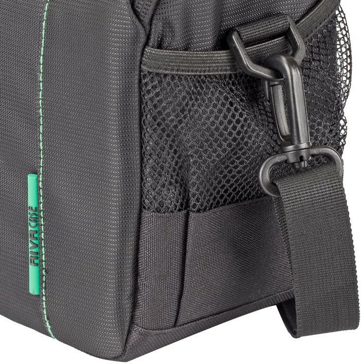 Çantë kamerash RIVACASE Green Mantis 7420, 4 ndarje, e zezë/jeshile