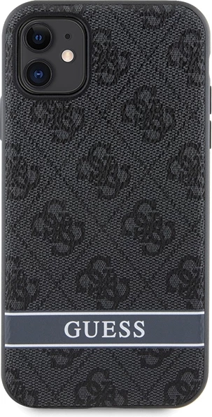 Mbështjellës Guess GUHCN61P4SNK për iPhone 11/XR, Gri