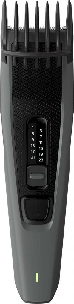 Makinë rroje Philips Series 3000 HC3525/15, 0.5-23 mm, pa kabllo 45 min, gri e errët, me krehër për mjekër