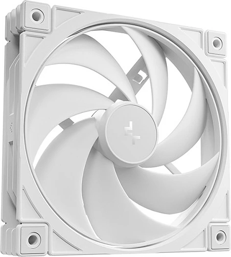 Ventilator për kasë DeepCool FD12 WH V2, 120mm, PWM 4-pin, 500-2500 RPM, i bardhë