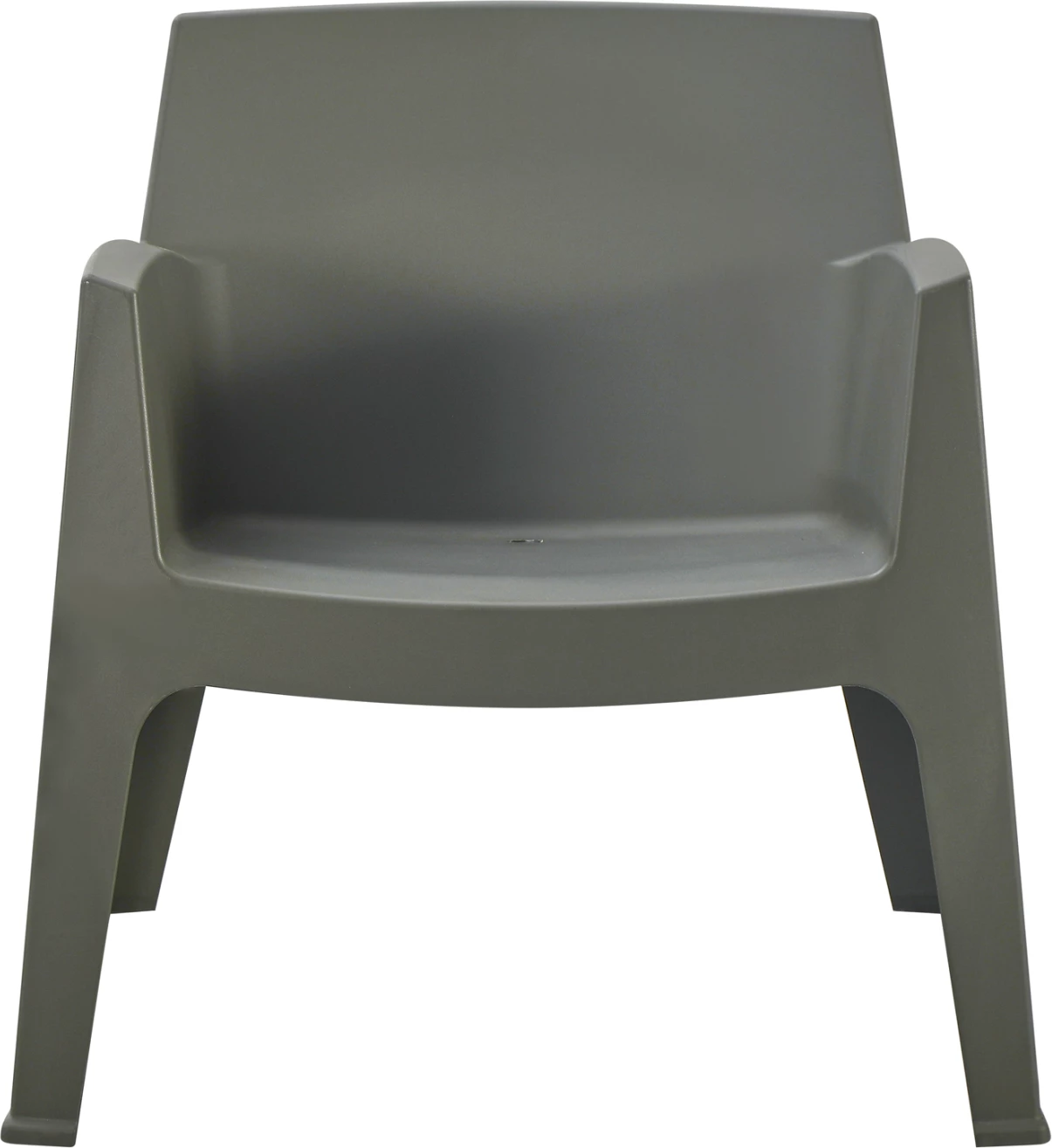 Karrige lounge polipropileni SLEEK, ngjyrë ulli e errët, FH6365.05, 62.5x48.5x73Hcm