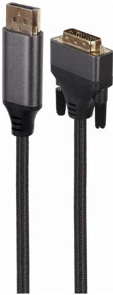 Kabëll Gembird DisplayPort në DVI-D (24+1) 1.8m, zi