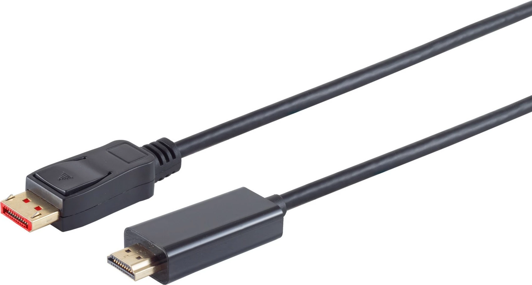 Kabëll No-Name S/CONN 10-71075, DisplayPort në HDMI, i zi